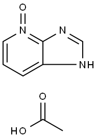 3H-imidazo[4,5-b]pyridin-4-ium-4-olate: acetic acid Structure