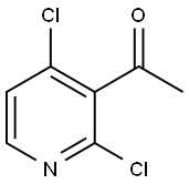 1-(2,4-dichloropyridin-3-yl)ethanone Structure