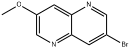 3-bromo-7-methoxy-1,5-naphthyridine Structure