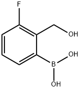 3-Fluoro-2-(hydroxymethyl)phenylboronic acid Structure