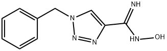 (Z)-1-benzyl-N'-hydroxy-1H-1,2,3-triazole-4-carboximidamide Structure