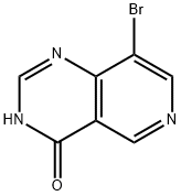 8-Bromo-3H-pyrido[4,3-d]pyrimidin-4-one 구조식 이미지