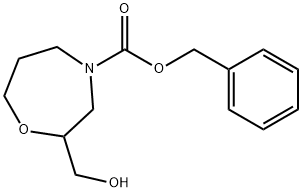 N-Cbz-2-(hydroxyMethyl)hoMoMorpholine Structure