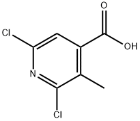 2,6-dichloro-3-methylpyridine-4-carboxylic acid Structure