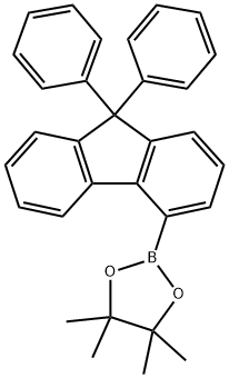 4-Pinacol ester-9,9-dipehnylfluorene Structure