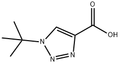 1-tert-butyl-1H-1,2,3-triazole-4-carboxylic acid 구조식 이미지