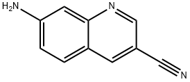 7-aminoquinoline-3-carbonitrile 구조식 이미지