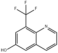 6-hydroxy-8-(trifluoromethyl)quinoline Structure