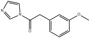 1-(1H-imidazol-1-yl)-2-(3-methoxyphenyl)ethan-1-one Structure