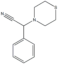 2-Phenyl-2-Thiomorpholinoacetonitrile Structure