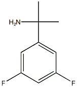 BenzeneMethanaMine, 3,5-difluoro-α,α-diMethyl- Structure