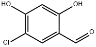 5-chloro-2,4-dihydroxybenzaldehyde 구조식 이미지