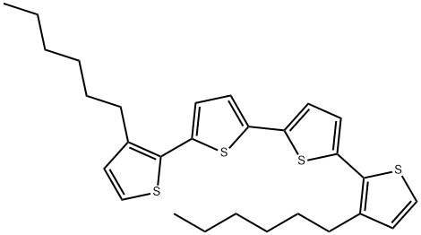 132814-91-6 α,ω-Dihexylquaterthiophene,  5,5μ-Bis(3-hexyl-2-thienyl)-2,2μ-bithiophene,  DH-4T