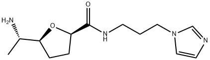 (2R,5S)-N-(3-(1H-imidazol-1-yl)propyl)-5-((S)-1-aminoethyl)tetrahydrofuran-2-carboxamide 구조식 이미지