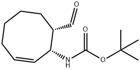 tert-butyl N-[(2Z)-8-formylcyclooct-2-en-1-yl]carbamate 구조식 이미지