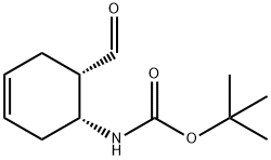 tert-butyl N-[(1R,6S)-6-formylcyclohex-3-en-1-yl]carbamate 구조식 이미지