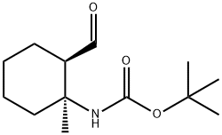 tert-butyl N-[(1S,2R)-2-formyl-1-methylcyclohexyl]carbamate 구조식 이미지
