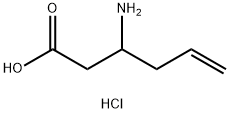 3-aminohex-5-enoic acid hydrochloride Structure