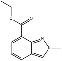 에틸2-메틸-2H-인다졸-7-카르복실레이트 구조식 이미지