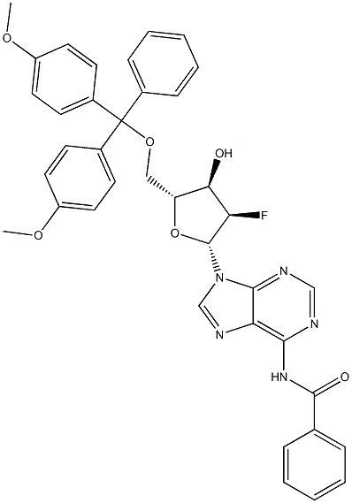 DMT-2'-F-Bz-dA  Structure