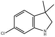 6-chloro-3,3-dimethylindoline Structure