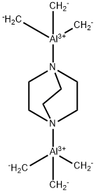 비스(트리메틸알루미늄)-DABCO(R)부가물,DABAL-Me3,DABAL-트리메틸알루미늄,트리에틸렌디아민비스(트리메틸알루미늄) 구조식 이미지