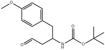 tert-butyl N-[1-(4-methoxyphenyl)-4-oxobutan-2-yl]carbamate 구조식 이미지