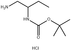 2-N-Boc-butane-1,2-diamine-HCl Structure