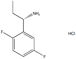 벤젠메타나민,α-에틸-2,5-디플루오로-,염산염(1:1),(αS)- 구조식 이미지