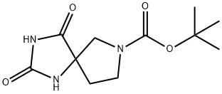 tert-butyl 2,4-dioxo-1,3,7-triazaspiro[4.4]nonane-7-carboxylate Structure