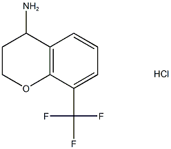 8-(trifluoromethyl)chroman-4-amine hydrochloride 구조식 이미지