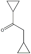 1,2‐dicyclopropylethan‐1‐one Structure