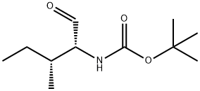 tert-butyl N-[(2R,3R)-3-methyl-1-oxopentan-2-yl]carbamate Structure