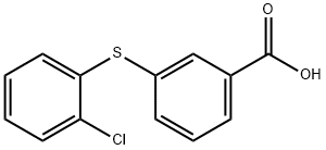 3-(2-Chlorophenylthio)Benzoic Acid 구조식 이미지