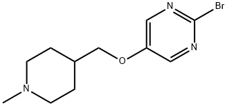 2-broMo-[5-[(1-Methyl-4-piperidinyl)Methoxy]-2-pyriMidine Structure