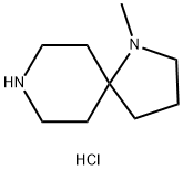 1,8-Diazaspiro[4.5]decane, 1-methyl-, hydrochloride (1:2) Structure