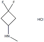 3,3-Difluoro-N-Methylcyclobutanamine Hydrochloride(WX600324) Structure