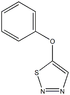 5-phenoxy-1,2,3-thiadiazole 구조식 이미지