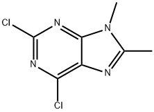 2,6-dichloro-8,9-dimethyl-9h-purine Structure