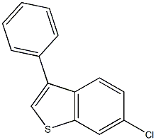 6-chloro-3-phenyl-1-benzothiophene Structure