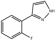 1H-피라졸,3-(2-플루오로페닐)-(9CI) 구조식 이미지