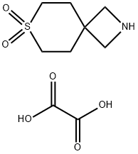 7-Thia-2-aza-spiro[3.5]nonane 7,7-dioxide heMioxalate Structure