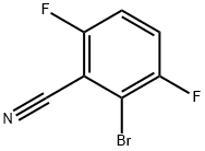 2-bromo-3,6-difluorobenzonitrile Structure