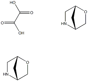 (1R,4R)-2-Oxa-5-azabicyclo[2.2.1]heptane heMioxalate Structure