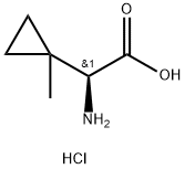 cyclopropaneacetic acid, alpha-amino-1-methyl-, (alphas)-, hcl 구조식 이미지