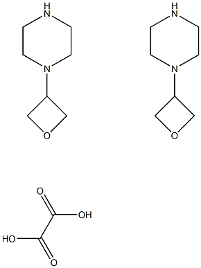 1-(Oxetan-3-yl)piperazine heMioxalate 구조식 이미지