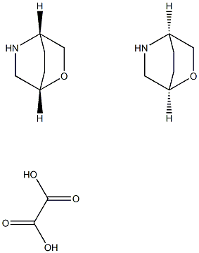 2-Oxa-5-azabicyclo[2.2.2]octane hemioxalate 구조식 이미지