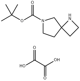 tert-butyl 1,6-diazaspiro[3.4]octane-6-carboxylate hemioxalate Structure