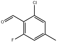 2-chloro-6-fluoro-4-methylbenzaldehyde Structure