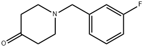 1-(3-fluorobenzyl)piperidin-4-one Structure